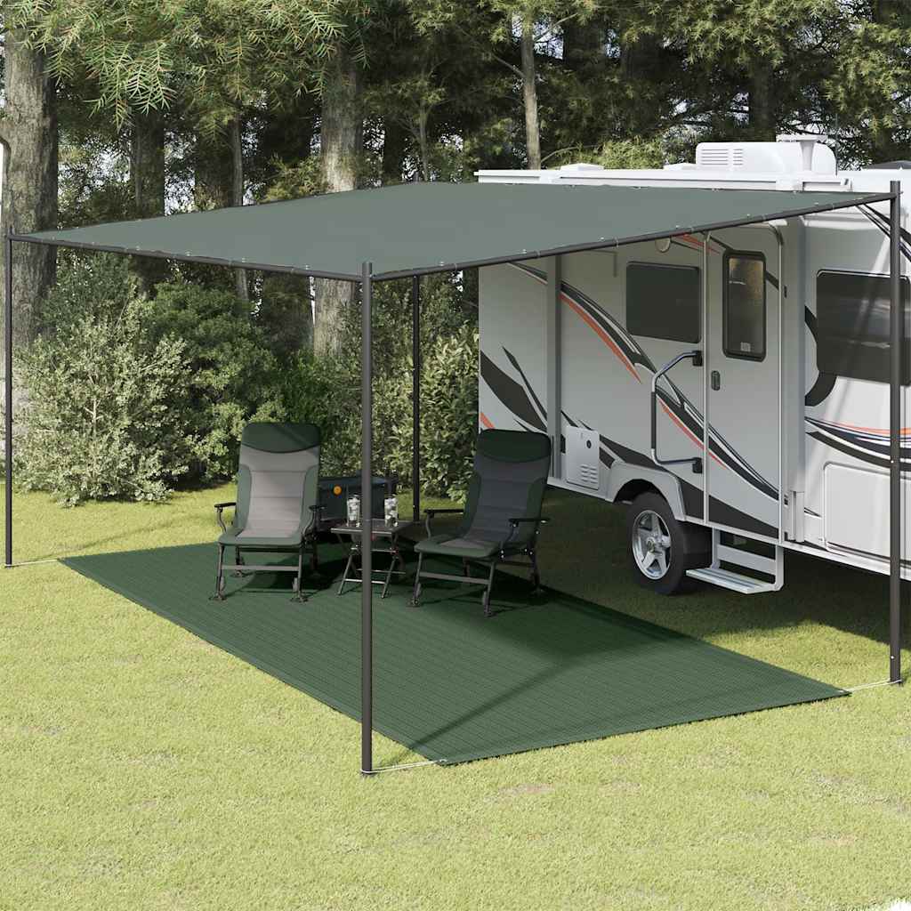 Tent Carpet 250x500 cm HDPE Green