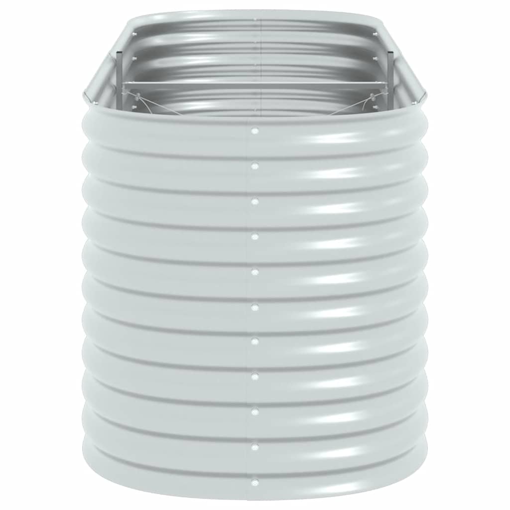 Garden Raised Bed | Silver | Galvanised steel | Large | Durable