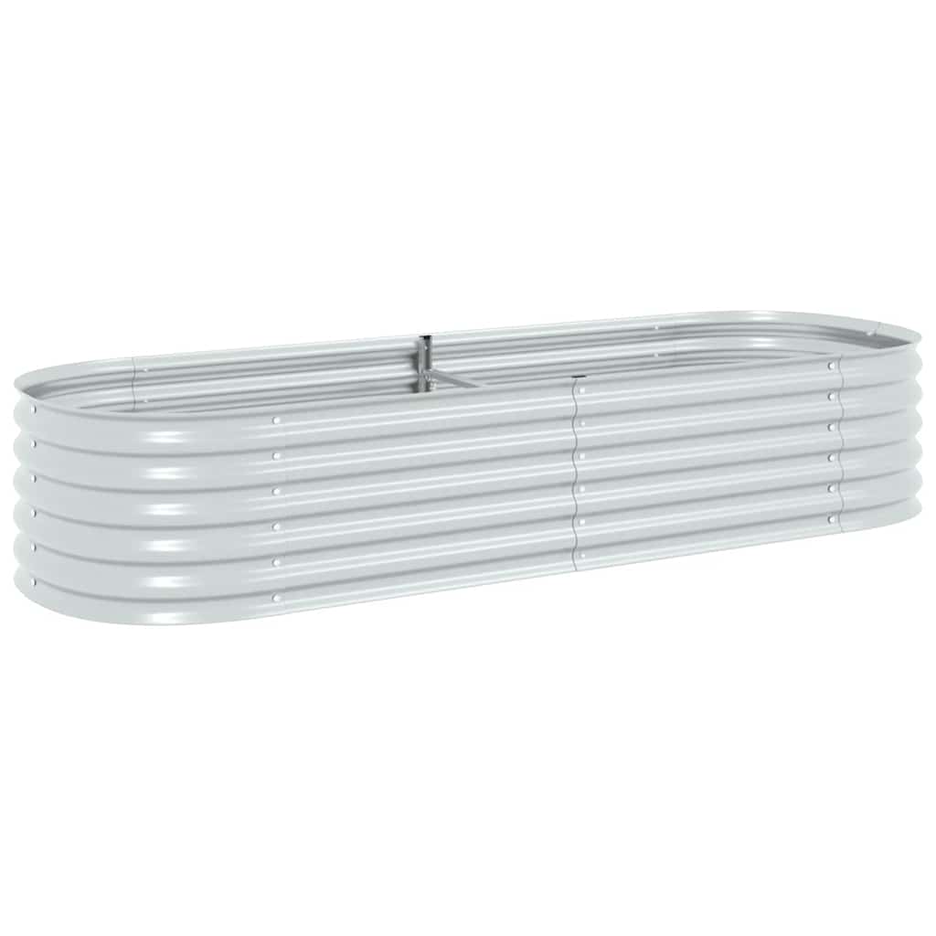 Garden Raised Bed | Silver | Galvanised Steel | Large | Durable
