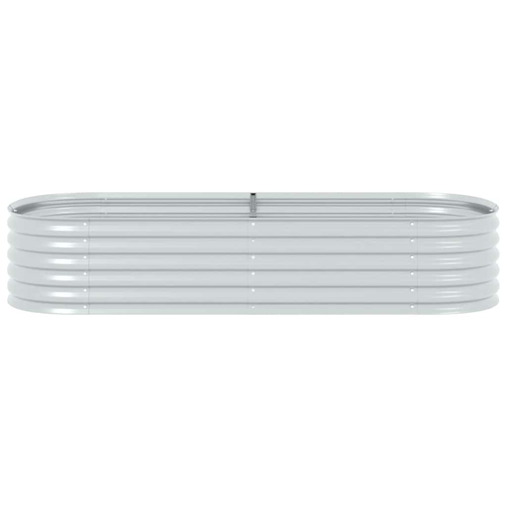 Garden Raised Bed | Silver | Galvanised Steel | Large | Durable