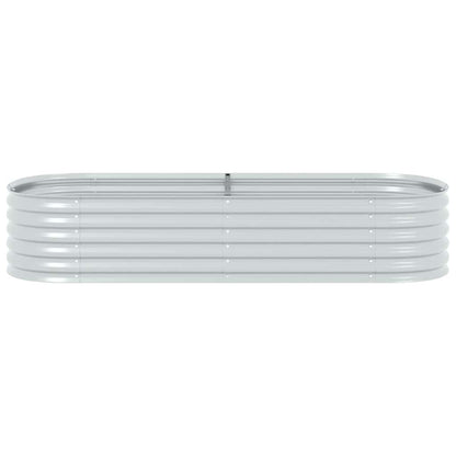 Garden Raised Bed | Silver | Galvanised Steel | Large | Durable
