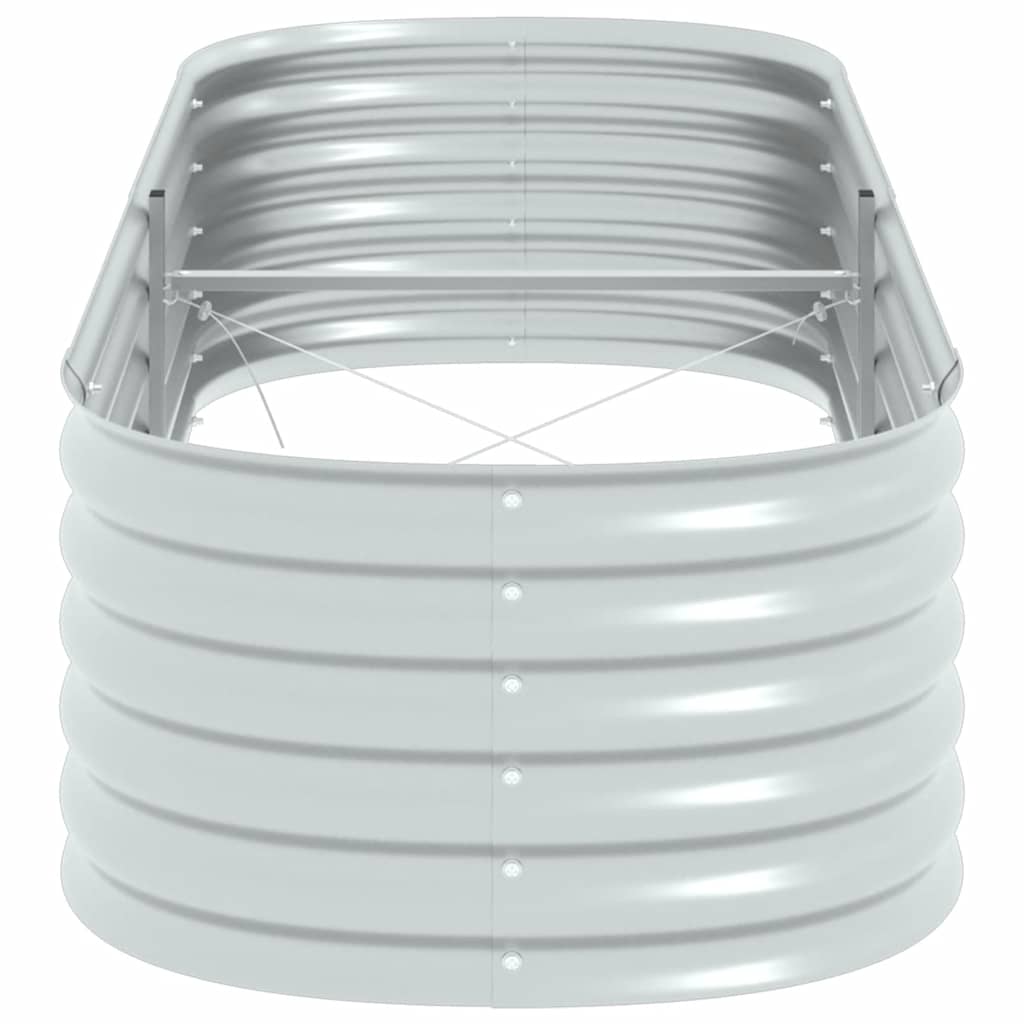 Garden Raised Bed | Silver | Galvanised Steel | Large | Durable