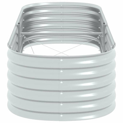 Garden Raised Bed | Silver | Galvanised Steel | Large | Durable