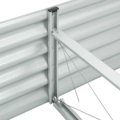 Garden Raised Bed | Silver | Galvanised Steel | Large | Durable
