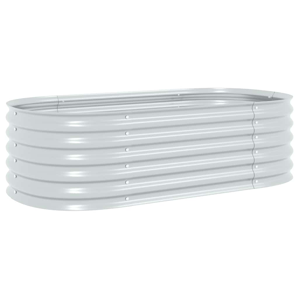 Garden Raised Bed | Silver | Galvanised steel | Large |  Durable