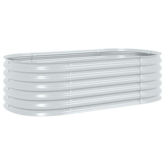 Garden Raised Bed | Silver | Galvanised steel | Large |  Durable