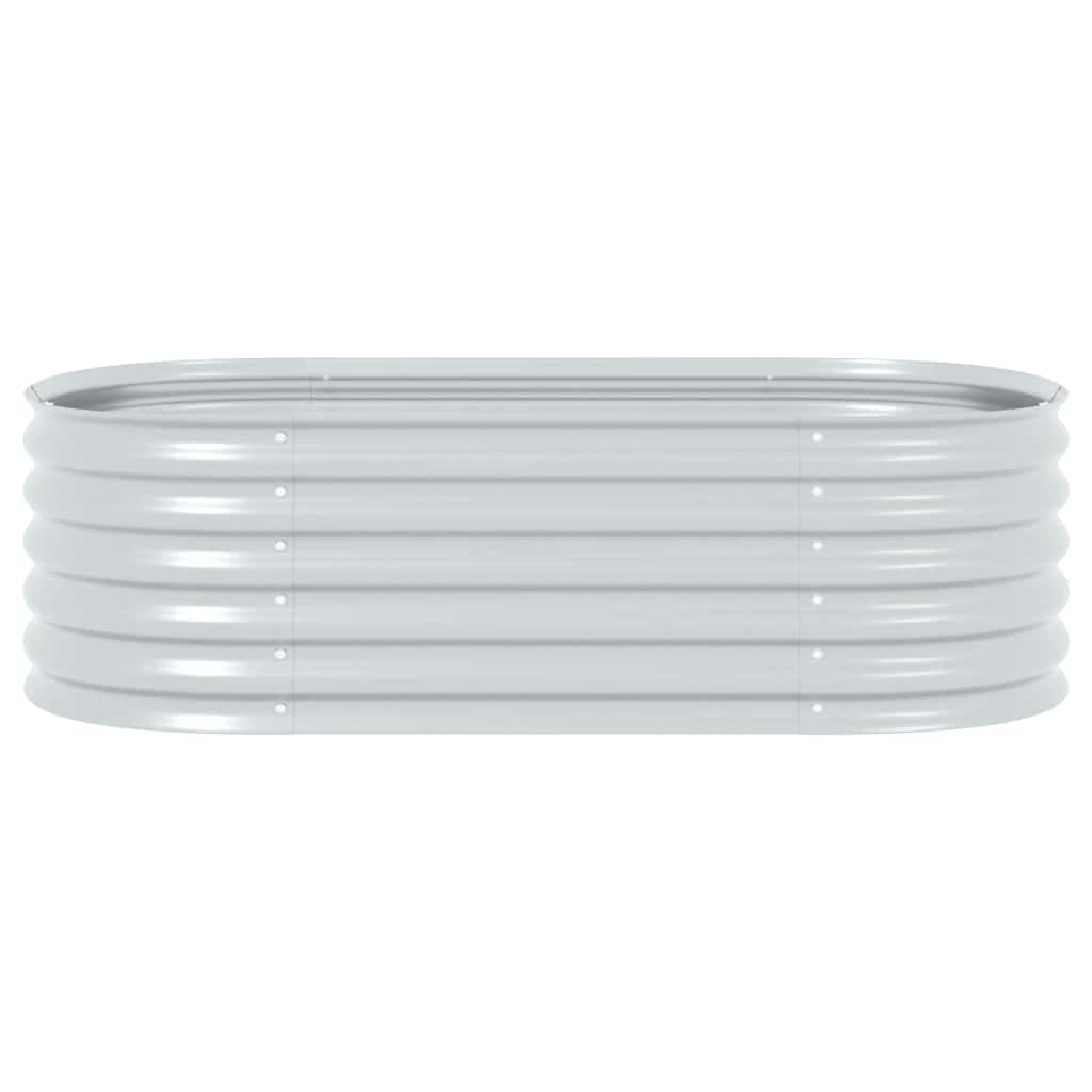 Garden Raised Bed | Silver | Galvanised steel | Large |  Durable