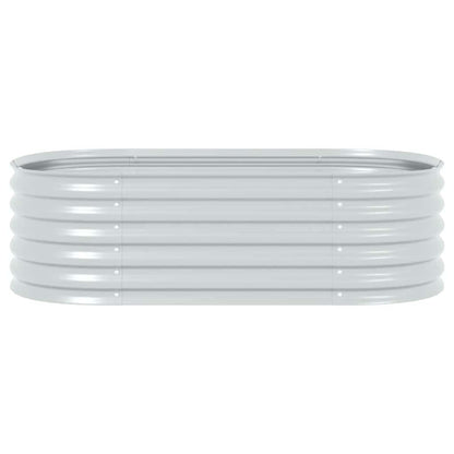 Garden Raised Bed | Silver | Galvanised steel | Large |  Durable