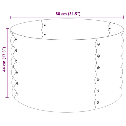 Garden Raised Bed | Silver | Galvanized steel