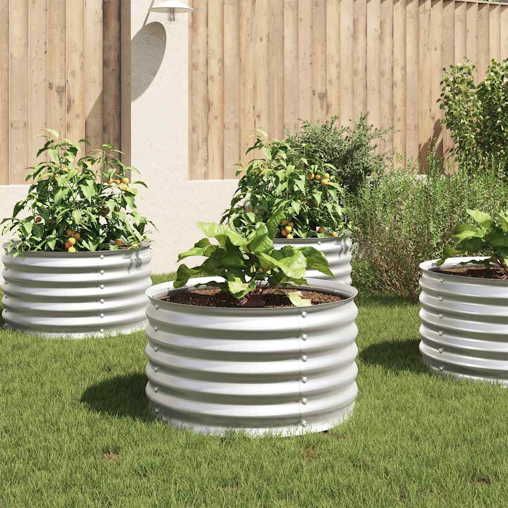Garden Raised Bed | Silver | Galvanized steel