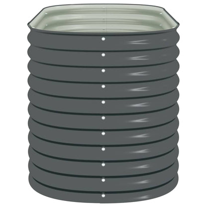 Garden Raised Bed | Grey | Galvanised Steel | 160x80x81 cm | Durable