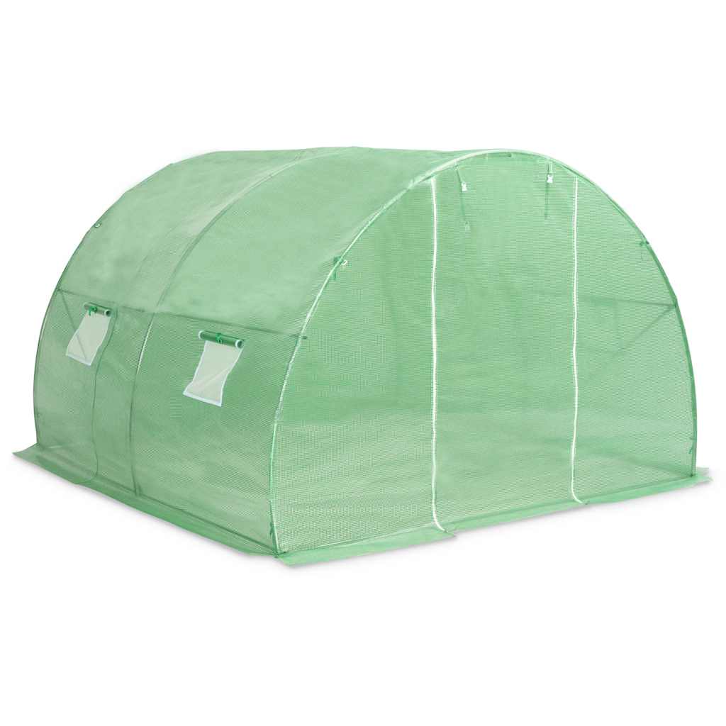 Greenhouse | Green | PE mesh fabric, galvanised steel | Large