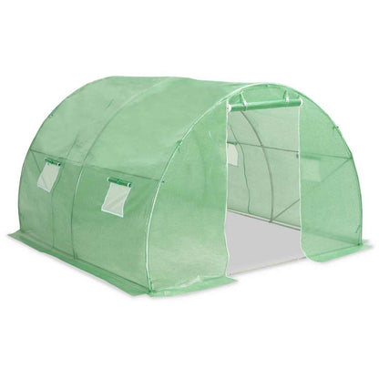 Greenhouse | Green | PE mesh fabric, galvanised steel | Large