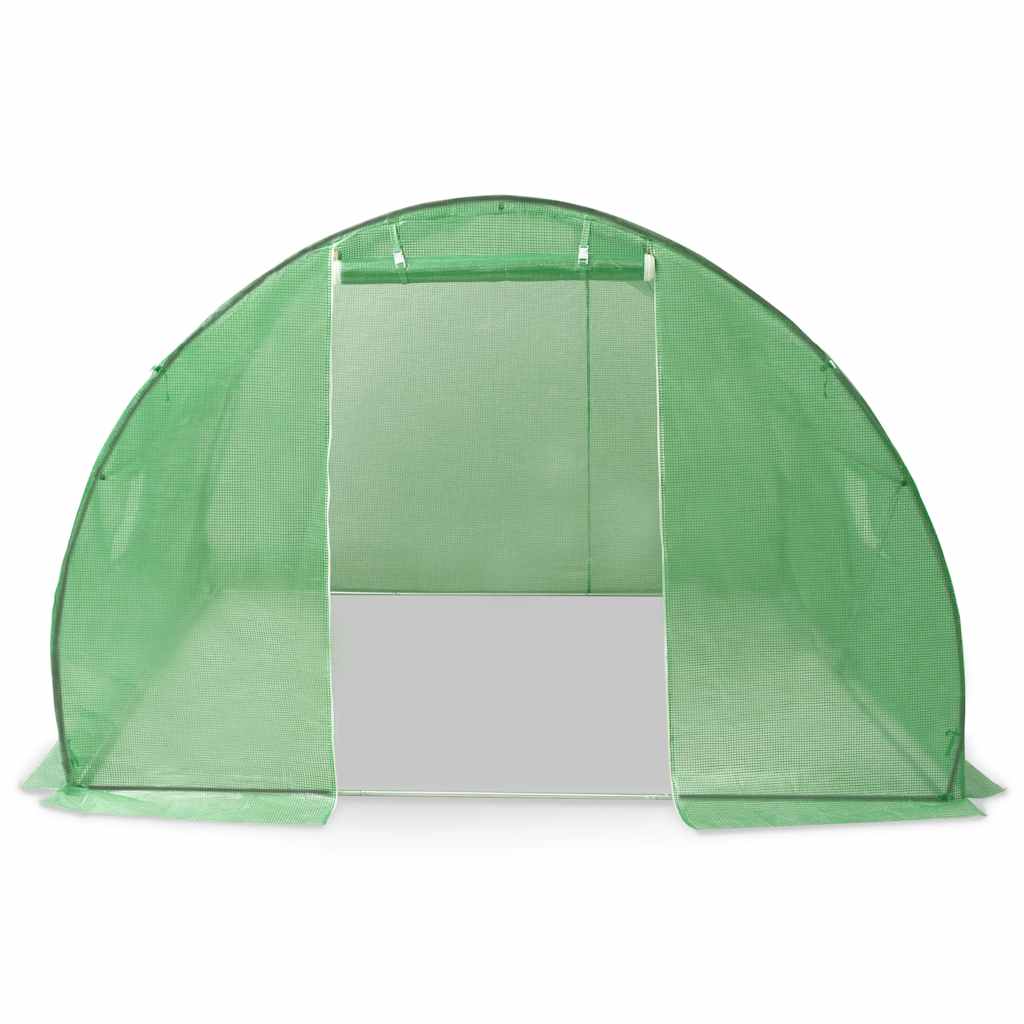 Greenhouse | Green | PE mesh fabric, galvanised steel | Large