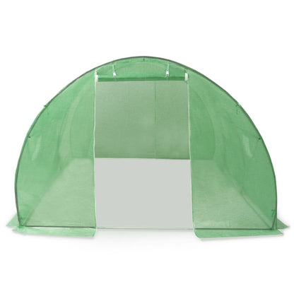 Greenhouse | Green | Polyethylene mesh fabric and galvanised steel