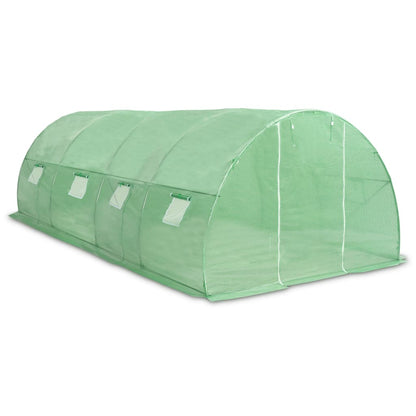 Greenhouse | Green | PE (polyethylene) mesh fabric, Galvanised steel