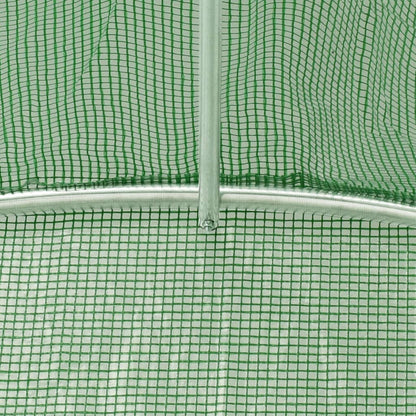 Greenhouse | Green | PE (polyethylene) mesh fabric, Galvanised steel