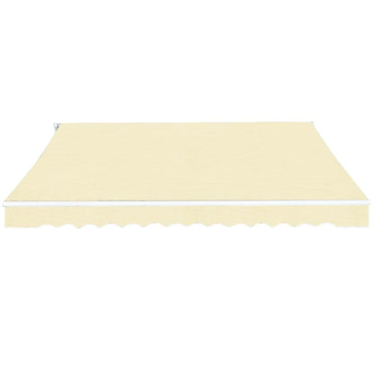 Folding Awning Manual Operated 400 cm Cream