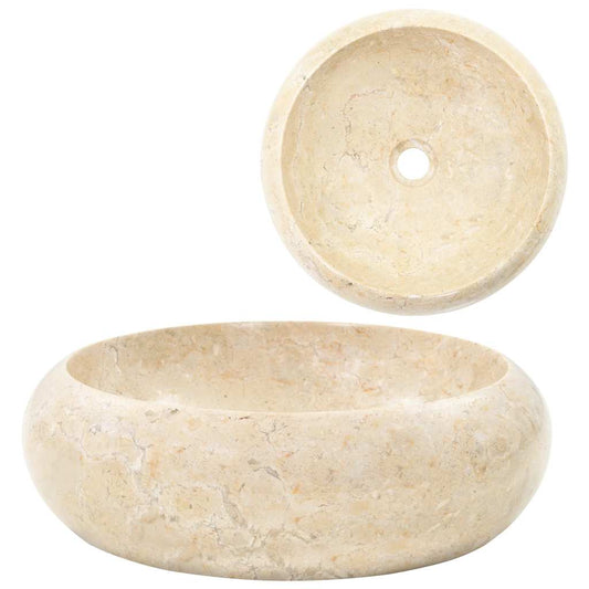 Sink 40x12 cm Marble Cream