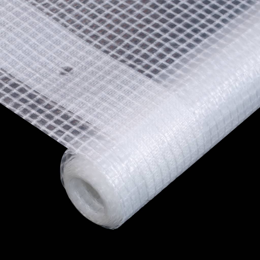 45566 vidaXL Leno Tarpaulin 260 g/m² 4x15 m White