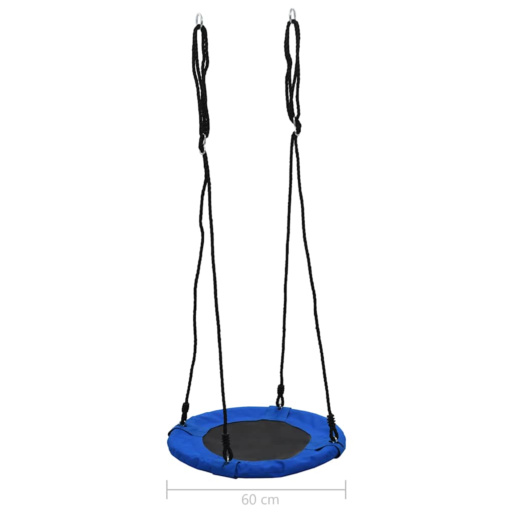 91809 vidaXL Swing 60 cm 100 kg Blue