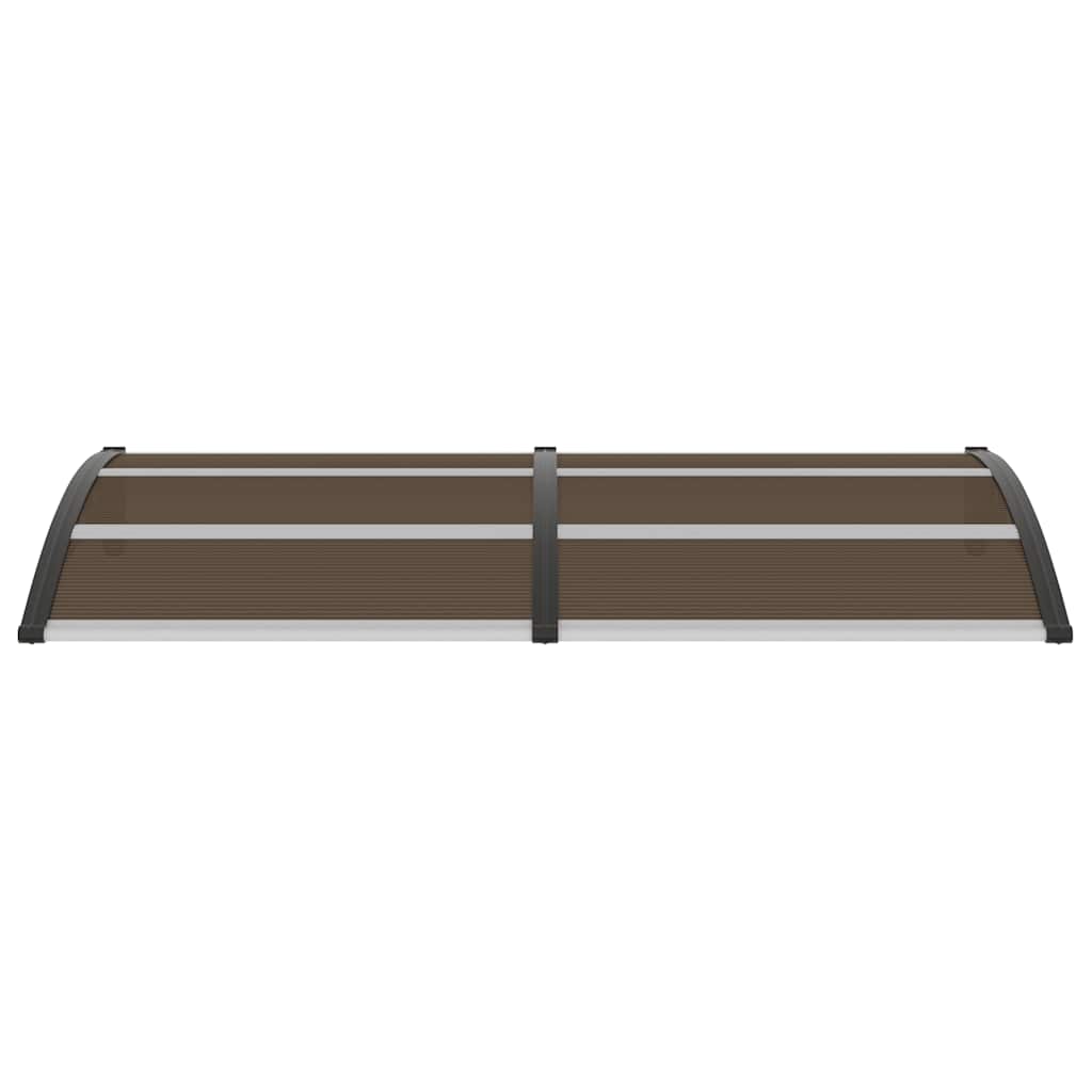Door Canopy | Black | Polycarbonate | 200x100cm |  Durable  | Door Canopy