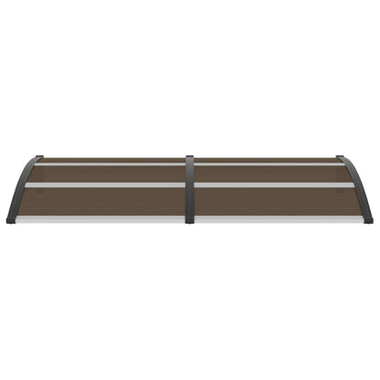 Door Canopy | Black | Polycarbonate | 200x100cm |  Durable  | Door Canopy