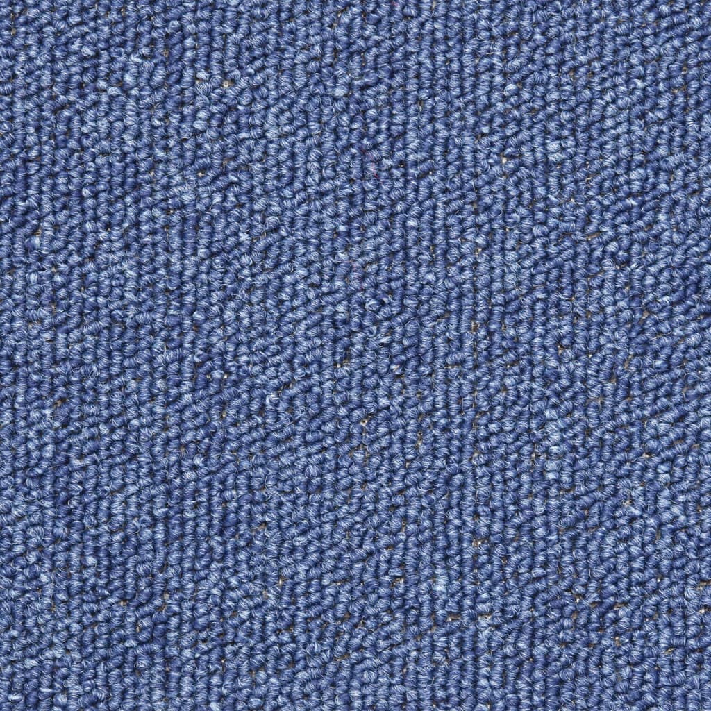 Stair Mats 15 pcs 56x17x3 cm Blue Half Round