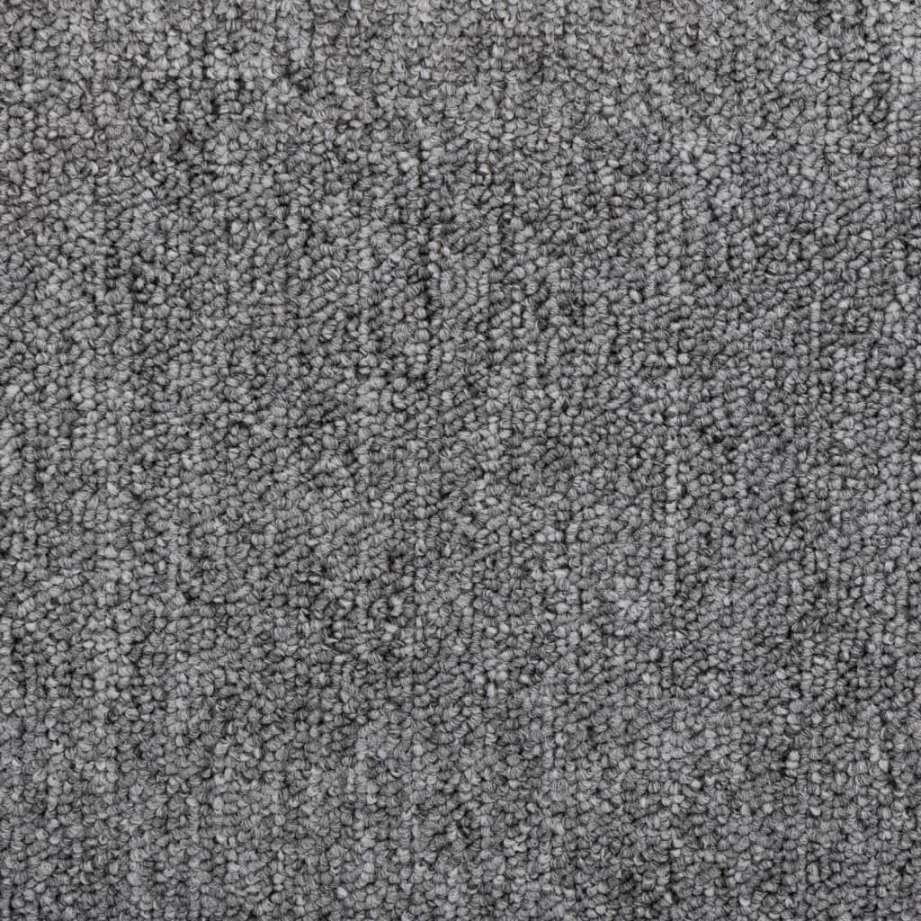 Stair Mats 15 pcs 65x24x4 cm Dark Grey Half Round Large