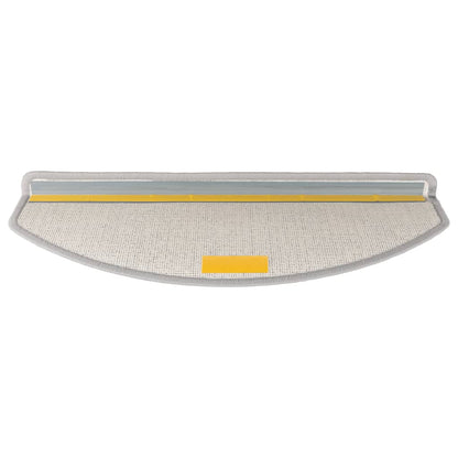 Carpet Stair Treads 15 pcs Light Grey 65x24x4 cm