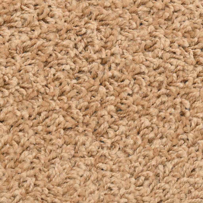 Stair Mats 15 pcs 56x17x3 cm Beige Half Round