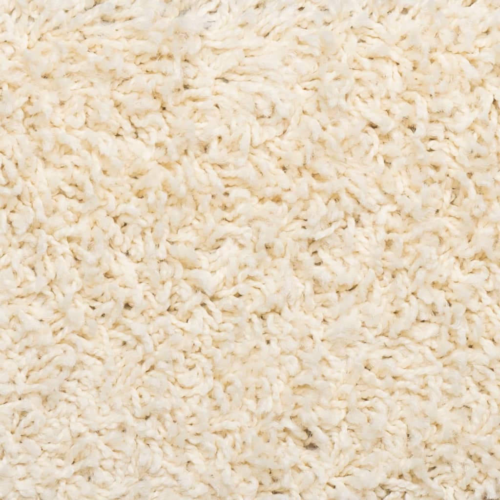 Stair Mats 15 pcs 56x17x3 cm Cream Half Round