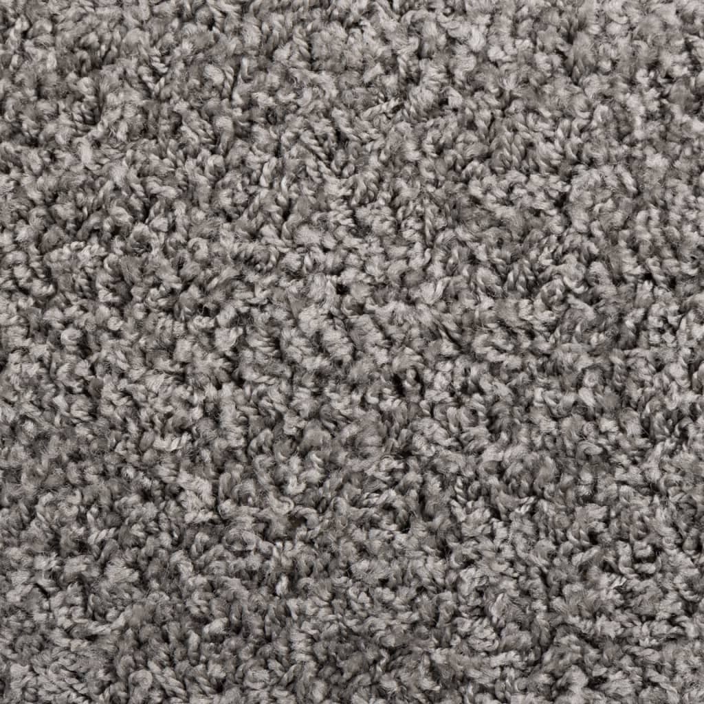 Stair Mats 15 pcs 65x21x4 cm Grey Half Round Large