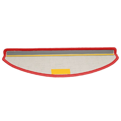 Stair Mats 15 pcs 65x21x4 cm Red Half Round Large