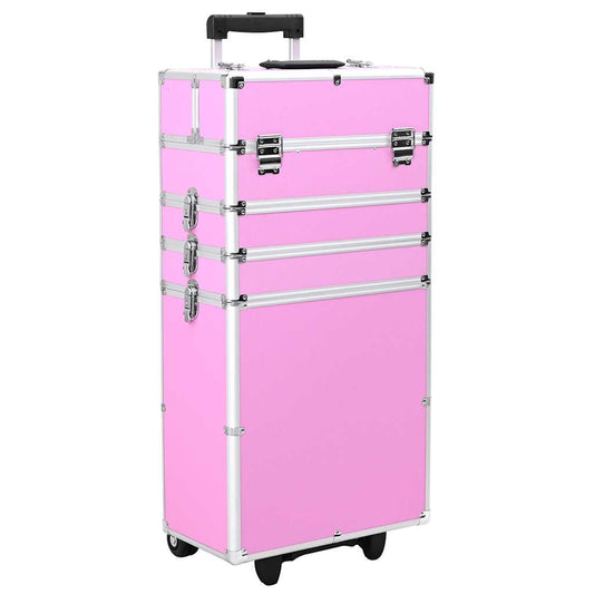 Make-up Trolley Aluminium Pink