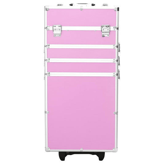 Make-up Trolley Aluminium Pink
