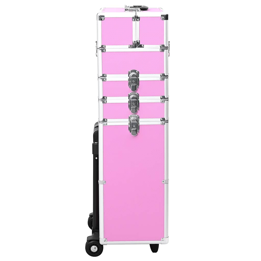 Make-up Trolley Aluminium Pink