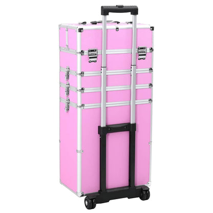 Make-up Trolley Aluminium Pink