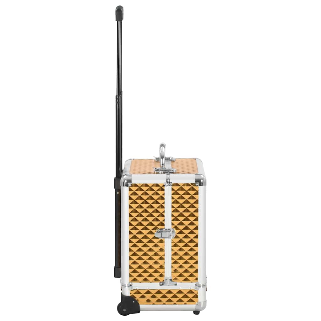 Make-up Trolley 35x29x45 cm Gold Aluminium