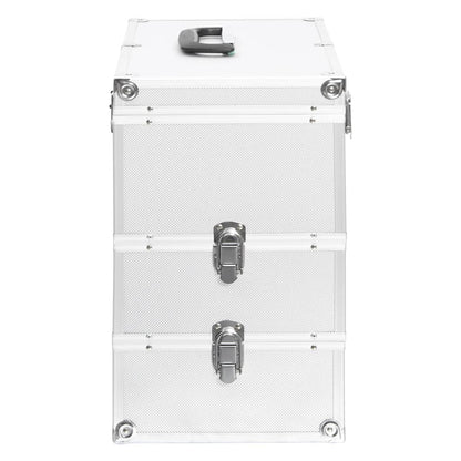 Make-up Case 37x24x40 cm Silver Aluminium
