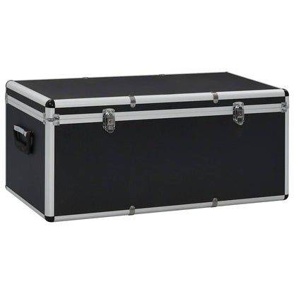 91853 vidaXL Storage Cases 3 pcs Black Aluminium