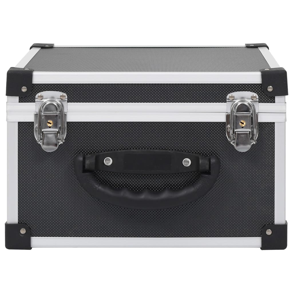 CD Case for 40 CDs Aluminium ABS Black