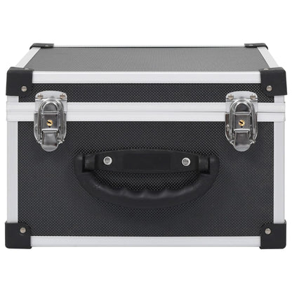 CD Case for 40 CDs Aluminium ABS Black
