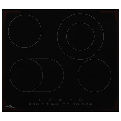 Ceramic Hob with 4 Burners Touch Control 6600 W