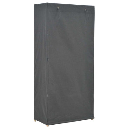 248193 vidaXL Wardrobe Grey 79x40x170 cm Fabric