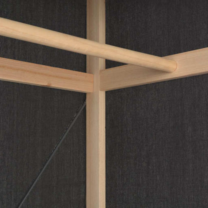 Wardrobe Grey 79x40x170 cm Fabric