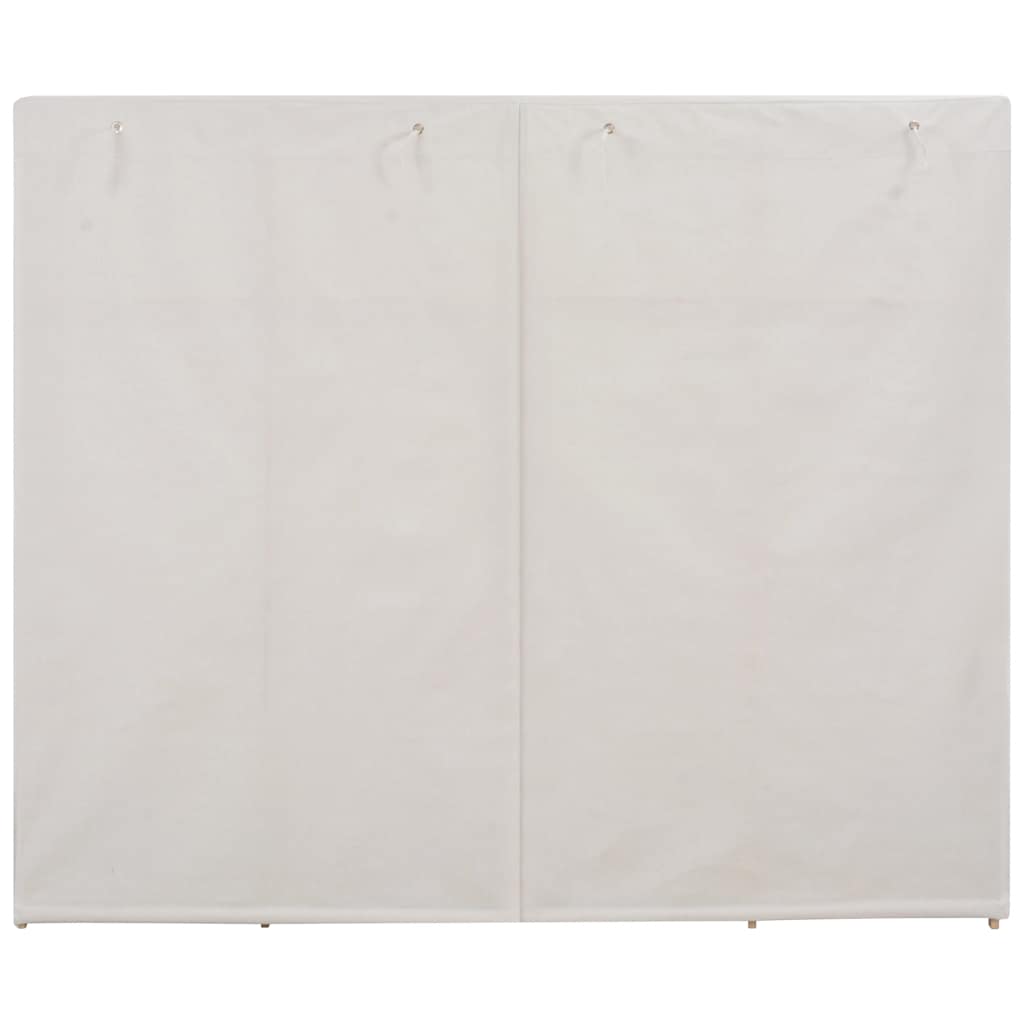 Wardrobe White 200x40x170 cm Fabric