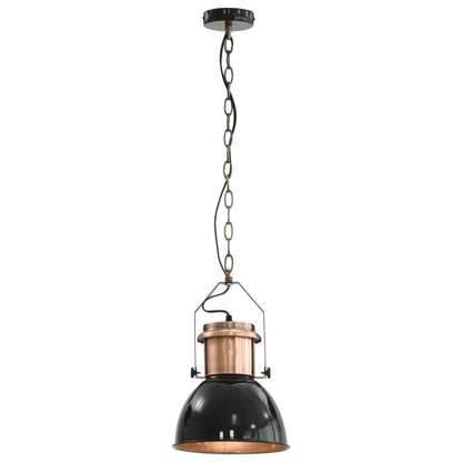 Ceiling Lamp |  Set of 2 | Black and Copper | Metal | Medium