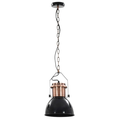 Ceiling Lamp |  Set of 2 | Black and Copper | Metal | Medium