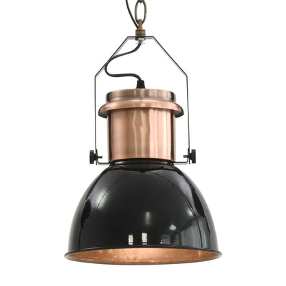 Ceiling Lamp |  Set of 2 | Black and Copper | Metal | Medium